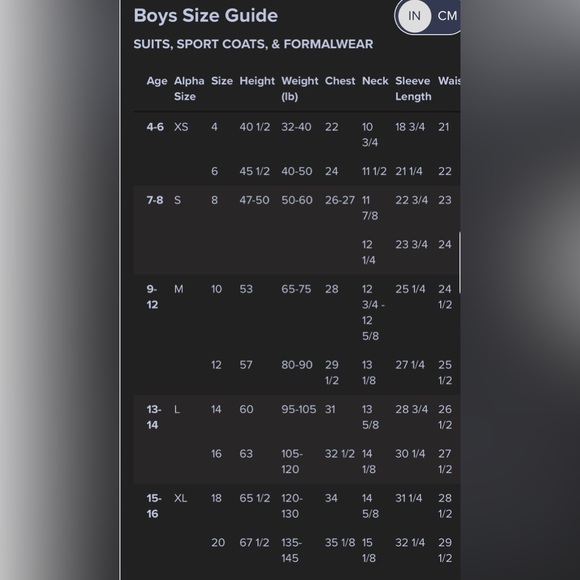 Brooks Brothers Boys Two-Button Charcoal Plaid Wool Suit Jacket - Size 6 - Picture 7 of 7